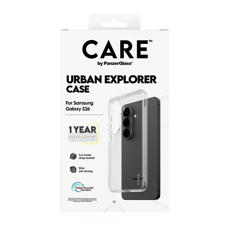Etui ochronne PanzerGlass CARE™ Urban Explorer przezroczyste do Samsung Galaxy S26