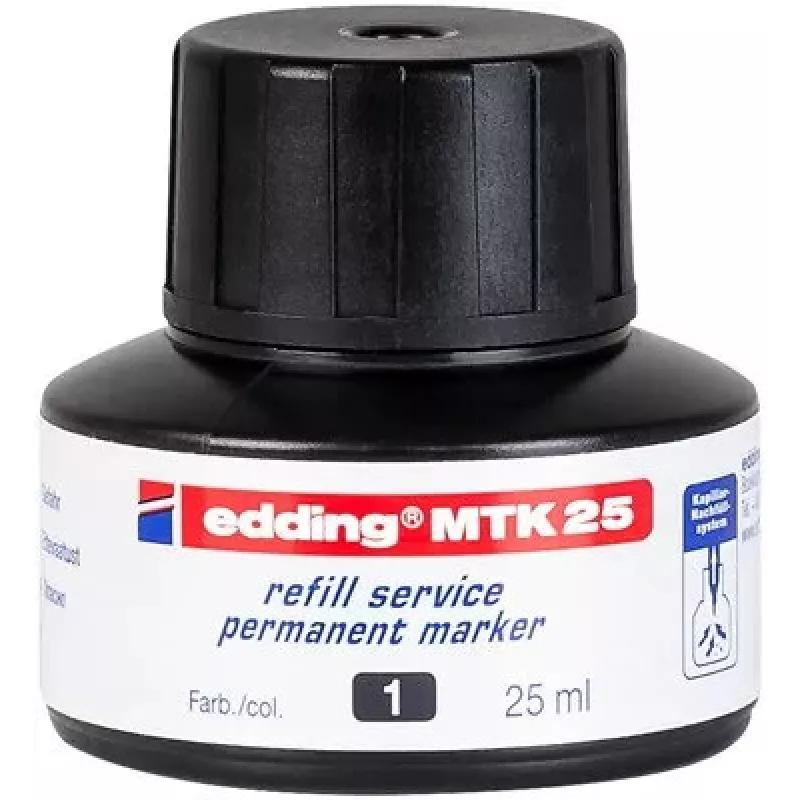 Wkład do markera Edding MTK 25 Czarny 25 ml