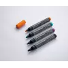 Marker Sigel BA011 4 szt. Czarny magenta Pomarańczowy Turkusowy