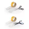 Nożyczki DAHLE 54307-12978 biurowe proste cięcie pojedyncze długość cięcia 18 mm czarne