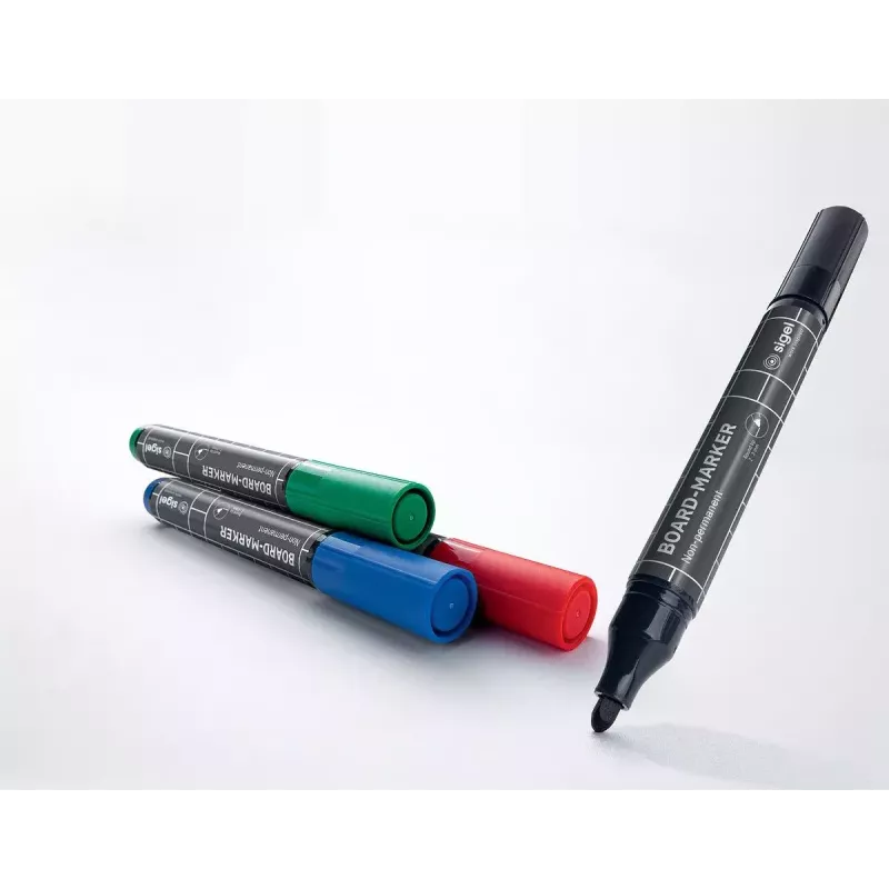 Marker Sigel BA010 4 szt. Czarny Niebieski Zielony Czerwony