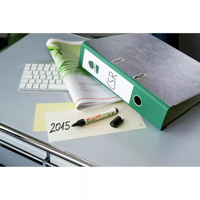 Marker permanentny Edding EcoLine 21 czerwony 10 szt.