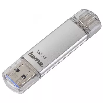 Hama C-Laeta USB flash drive 16 GB USB Type-A / USB Type-C 3.2 Gen 1 (3.1 Gen 1) srebrny