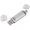 Hama C-Laeta USB flash drive 16 GB USB Type-A / USB Type-C 3.2 Gen 1 (3.1 Gen 1) srebrny