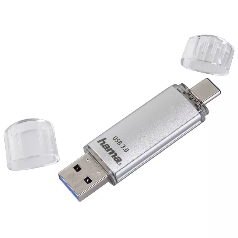 Hama C-Laeta USB flash drive 16 GB USB Type-A / USB Type-C 3.2 Gen 1 (3.1 Gen 1) srebrny