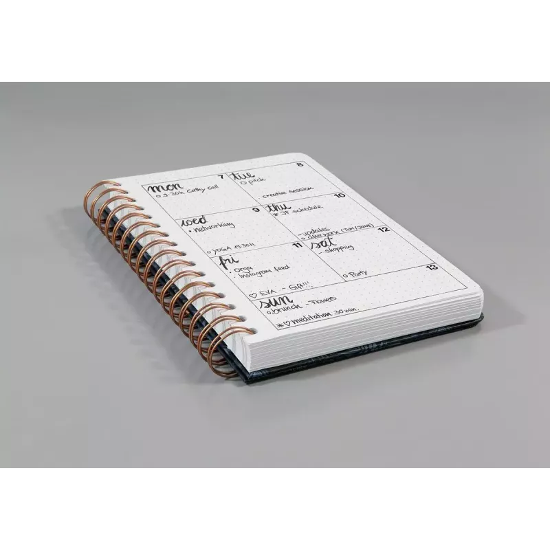 Notes do pisania A5 Sigel JN601 240 kartek Czarny Różany Biały