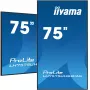 iiyama LH7575UHS-B1AG Signage Display Cyfrowy płaski panel reklamowy 190,5 cm (75 cali) LCD Wi-Fi 500 cd/m² 4K Ultra HD Czarny Wbudowany procesor Android 11 24/7