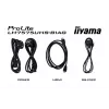 iiyama LH7575UHS-B1AG Signage Display Cyfrowy płaski panel reklamowy 190,5 cm (75 cali) LCD Wi-Fi 500 cd/m² 4K Ultra HD Czarny Wbudowany procesor Android 11 24/7