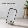 Pokrowiec na telefon Woodcessories Clear etui do Apple iPhone 14, 15,5 cm (6,1 cala), czarny i przezroczysty