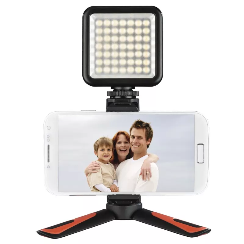 Hama Pocket II Rotation statyw Smartfon/Tablet 3 nóżki Czarny, Czerwony