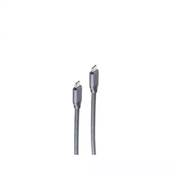 Kabel USB ShiverPeaks BS13-47040 USB 3.2 Gen 2 3 m USB-C szary