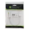 Techly DisplayPort 1.2 Męski / HDMI Żeński Adapter 15cm Biały IADAP DP-HDMIF2