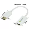 Techly DisplayPort 1.2 Męski / HDMI Żeński Adapter 15cm Biały IADAP DP-HDMIF2
