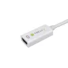Techly DisplayPort 1.2 Męski / HDMI Żeński Adapter 15cm Biały IADAP DP-HDMIF2