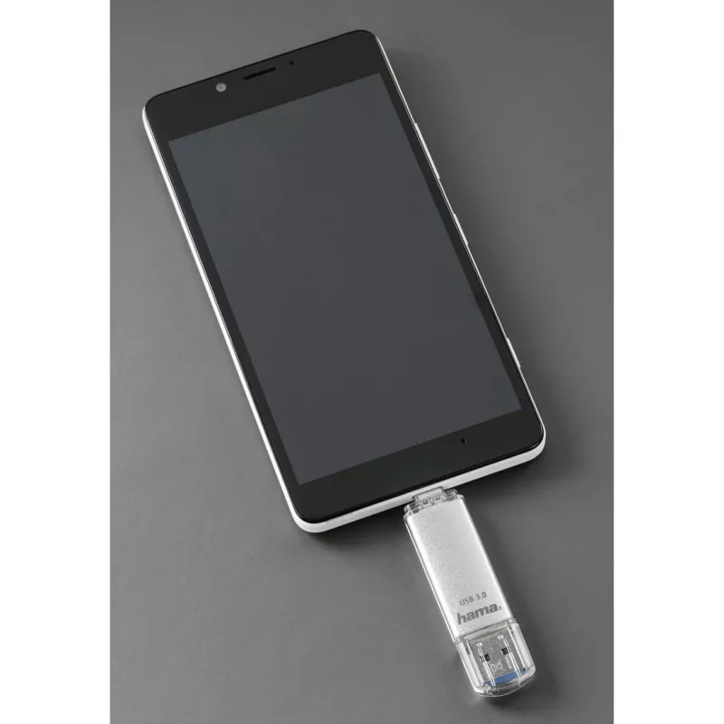 Hama C-Laeta pamięć USB 256 GB USB Typ-A / USB Typ-C 3.2 Gen 1 (3.1 Gen 1) Srebrny