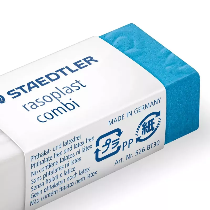 Gumka Staedtler rasoplast combi 526 BT, biała, 43×19×13 mm, 1 szt.