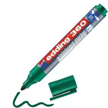 Marker Edding 360 z końcówką kulistą Zielony