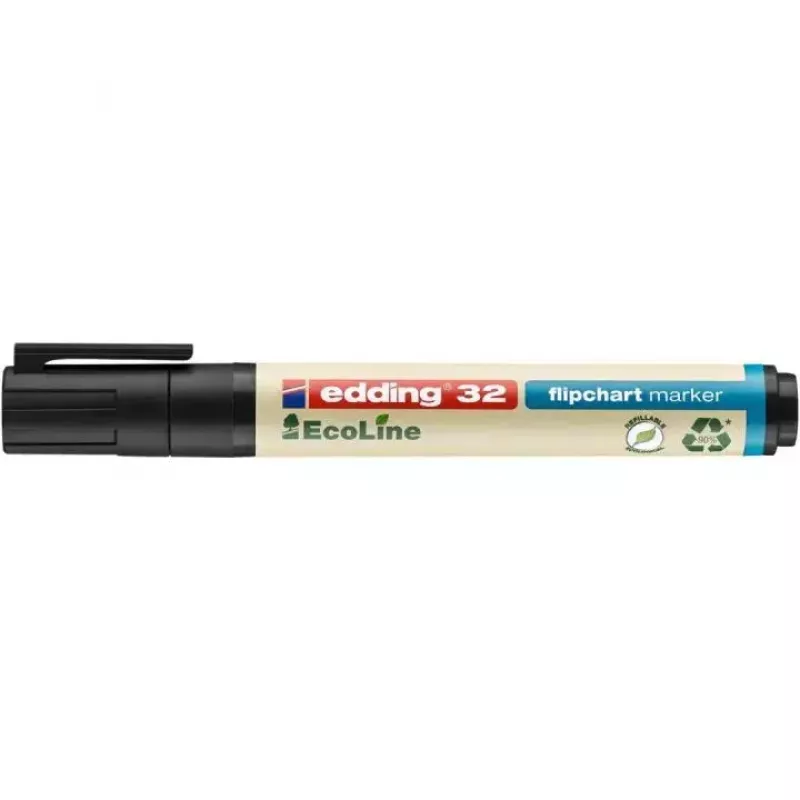 Marker Edding EcoLine 32 Chisel tip Czarny