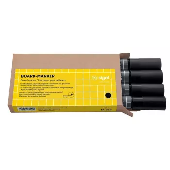 Marker Sigel BA012 4 szt. Czarny