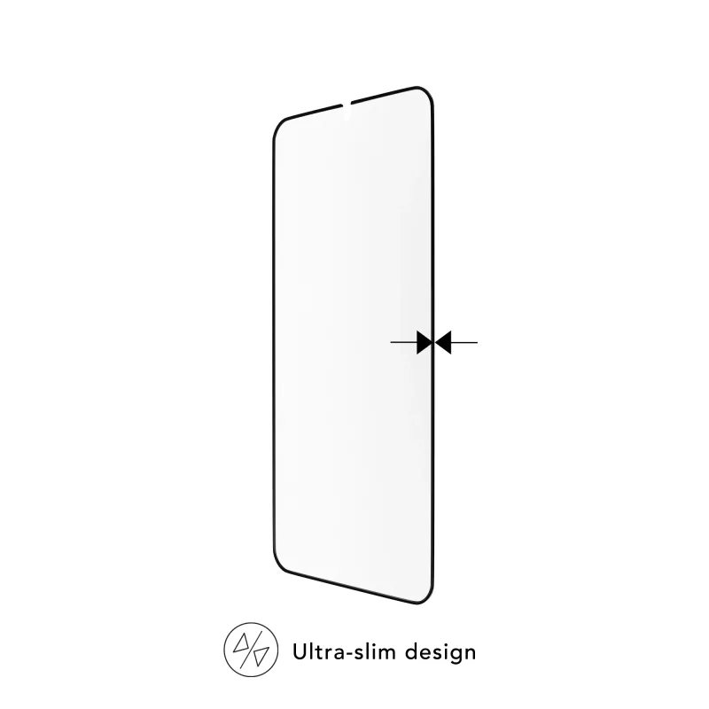 dbramante1928 eco-shield - Galaxy S23 - Czarna krawędź Szkło hartowane na ekran