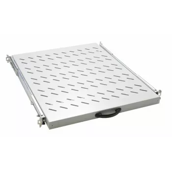 Wysuwana półka EQUIP 19 cali, 1U, głębokość 800 mm, kolor jasnoszary