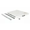 Wysuwana półka EQUIP 19 cali, 1U, głębokość 800 mm, kolor jasnoszary