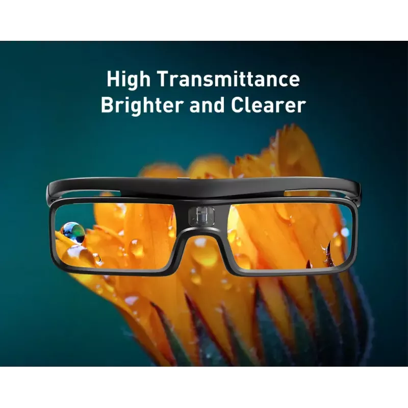 DANGBEI aktywne stereoskopowe okulary 3D, Micro-USB, czarne