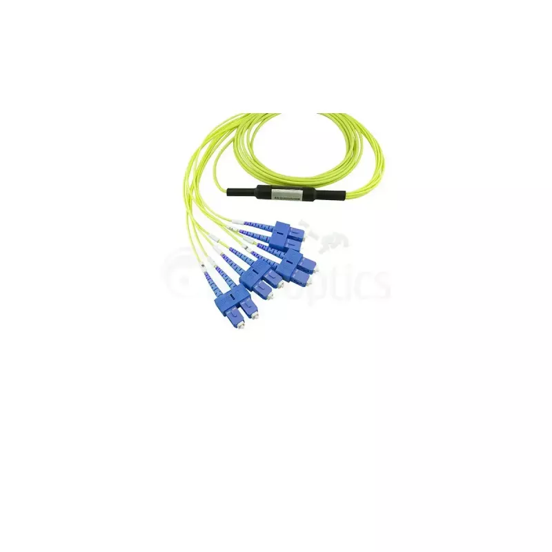 Kabel światłowodowy BlueOptics SFP5142BU10MKB 10 m, G.657.A1, 4x SC na MPO, żółty