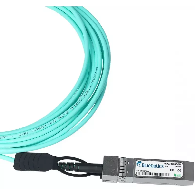 BlueOptics SFP28-AOC-25M-EE-BO SFP28 Active Optical kabel, 25 m, kolor miętowy