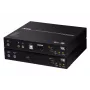 ATEN True 4K DP/HDMI Optical KVM 10km, Transmitter & receiver, Wired, 10000 m, 4096 x 2160 pixels, Czarny, Metal