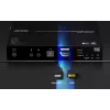 ATEN True 4K DP/HDMI Optical KVM 10km, Transmitter & receiver, Wired, 10000 m, 4096 x 2160 pixels, Czarny, Metal