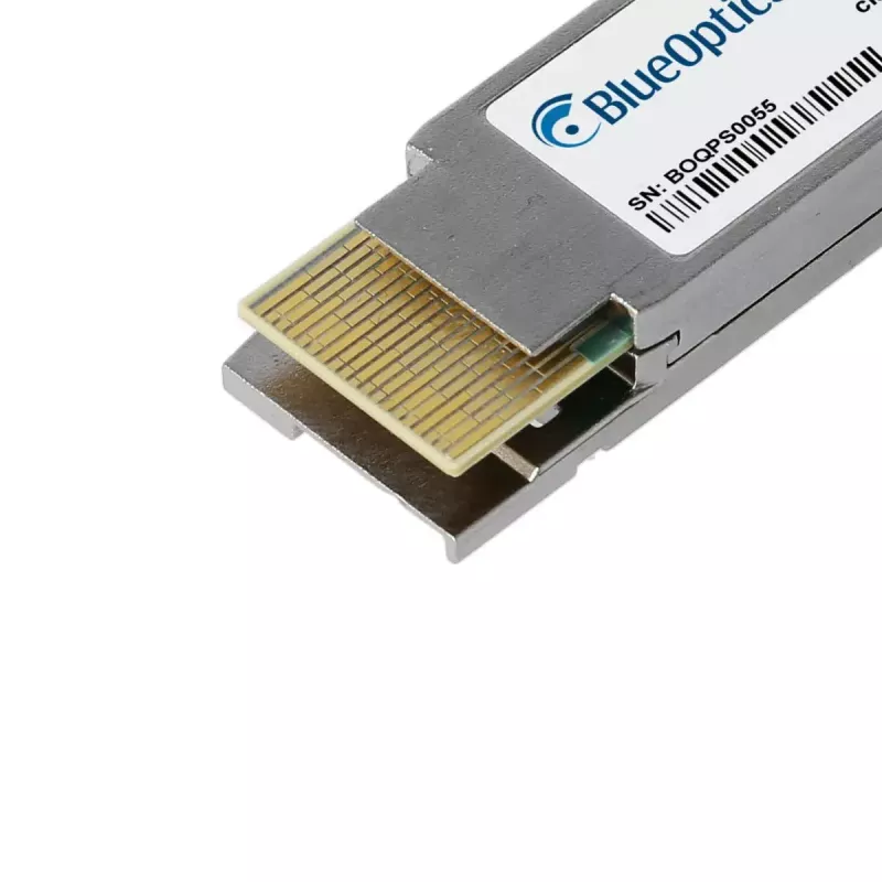 Moduł nadajnika sieciowego BlueOptics BO29X854S1D-BO QSFP-DD światłowodowy 400000 Mbit/s srebrny metal