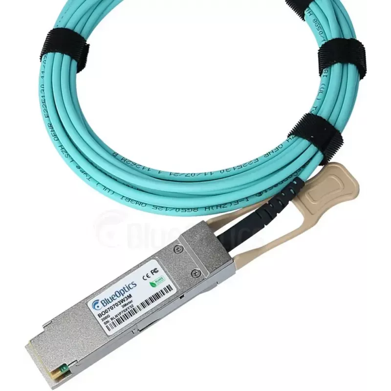 Światłowodowy kabel InfiniBand BlueOptics QSFP56–QSFP56 5 m, pomarańczowy