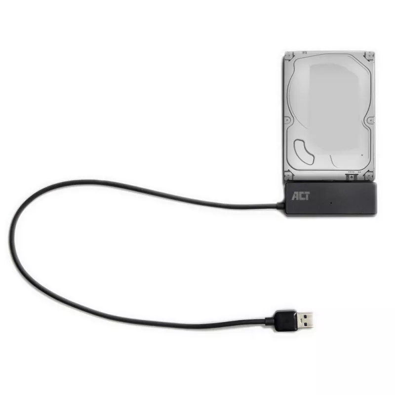 Kabel przejściówki ACT USB 3.2 Gen1 na SATA 2,5/3,5 cala dla SSD/HDD