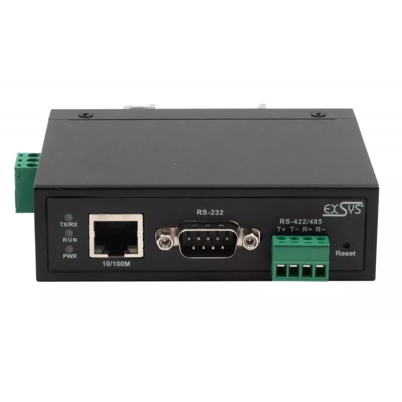 EXSYS EX-61001 serwer szeregowy RS-232/422/485 DC 12-48V