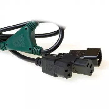 Kabel rozdzielający zasilanie C14 na 2 x C13 1,80 m ACT AK5052