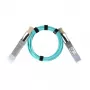 Światłowodowy kabel AOC BlueOptics BO070703W10M-BO QSFP56–QSFP56, 10 m, cyjan