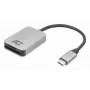 Czytnik kart ACT AC7056 USB 3.2 Gen 1 Type-C Szary MicroSD SD