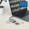 Czytnik kart ACT AC7056 USB 3.2 Gen 1 Type-C Szary MicroSD SD