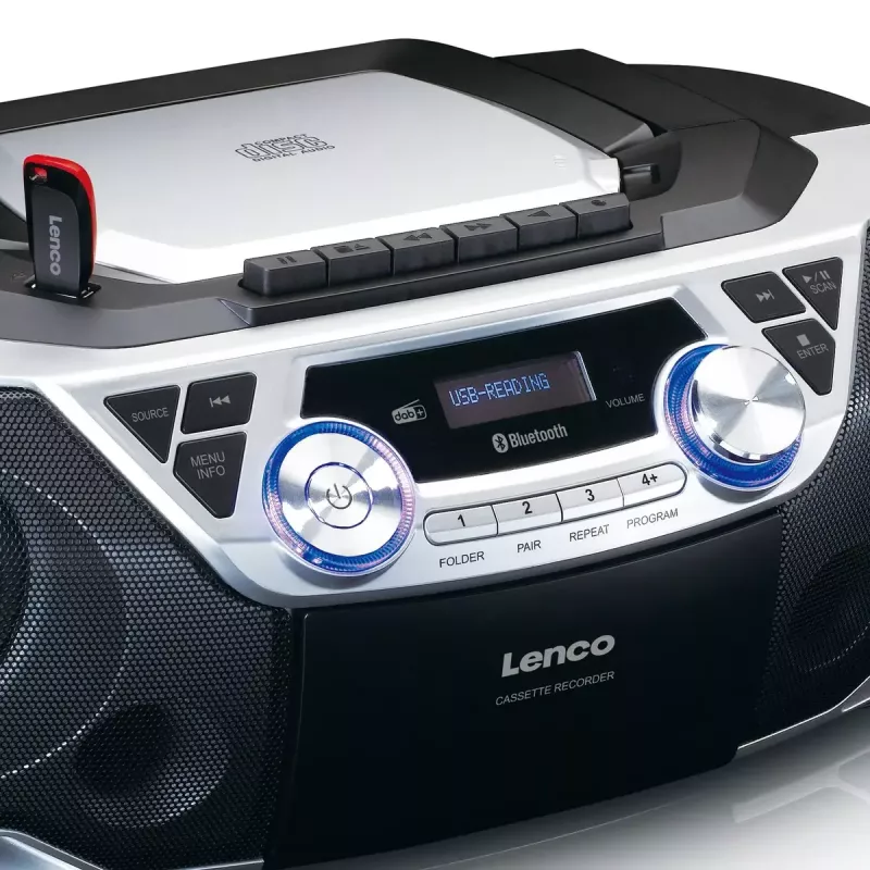 Przenośne radio Lenco SCD-720SI Cyfrowy tuner DAB FM Głośnik 2-drożny