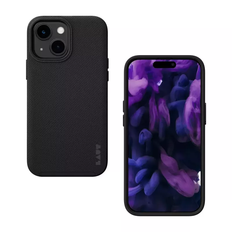 Pokrowiec ochronny LAUT SHIELD dla iPhone 15 (6,1 cala, czarny) — etui do Apple iPhone 15