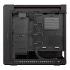 ASUS ProArt PA602 Wood Edition Modern Czarny - panel z hartowanego szkła, czarna obudowa midi tower, drewno