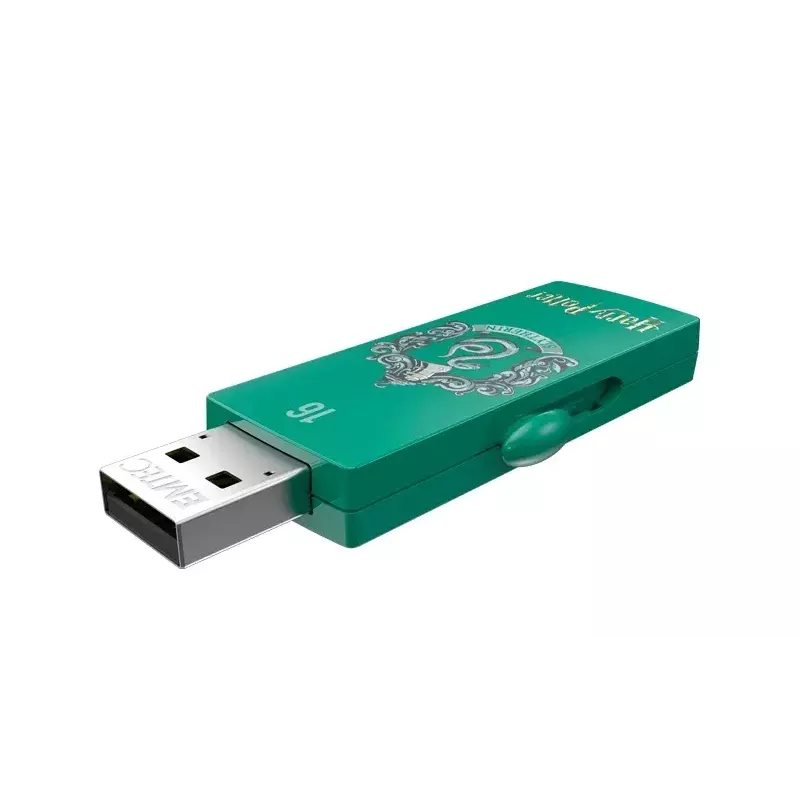 Pamięć USB EMTEC M730 Slytherin 16 GB, USB Typ-A 2.0, wysuwana, zielona