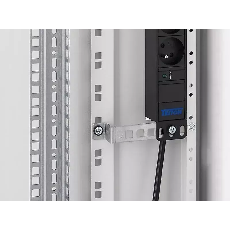 Wolnostojąca szafa rack Triton RTA 800 x 1000 42U, 1970×800×1000 mm, 1200 kg, IP20, biały