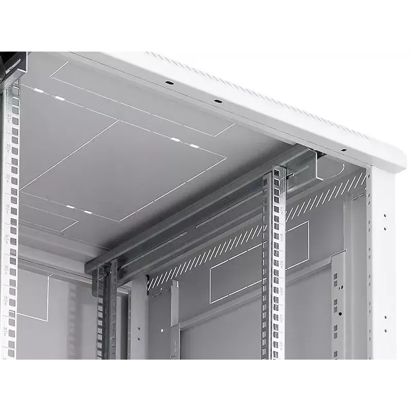 Wolnostojąca szafa rack Triton RTA 800 x 1000 42U, 1970×800×1000 mm, 1200 kg, IP20, biały