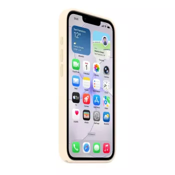 Silikonowe etui z MagSafe dla Apple iPhone 17e — wanilia, na ekrany 6,1 cala (15,5 cm)