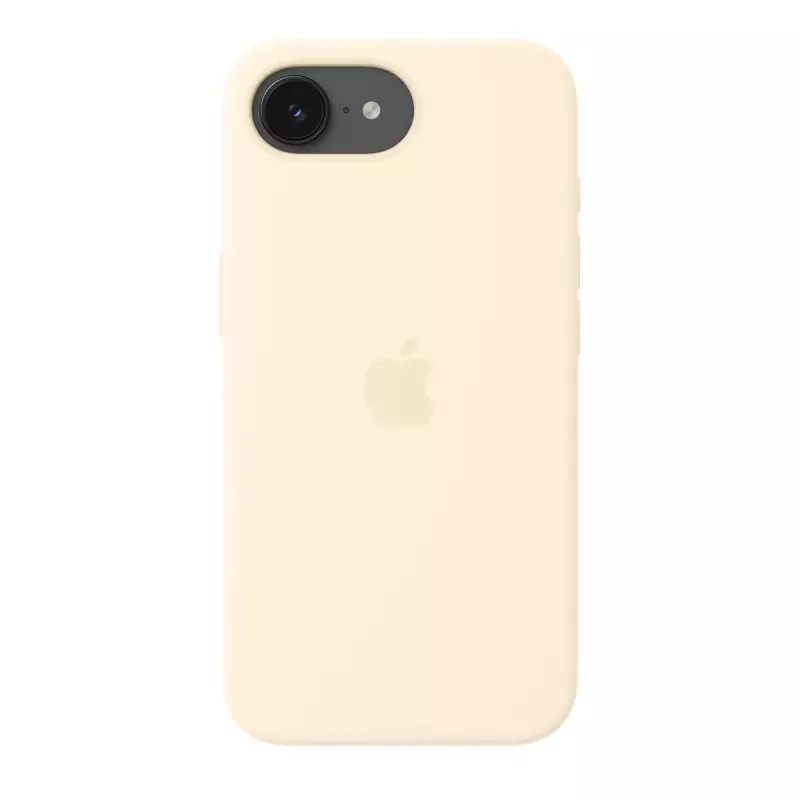 Silikonowe etui z MagSafe dla Apple iPhone 17e — wanilia, na ekrany 6,1 cala (15,5 cm)