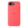 Silicone Case with MagSafe for Apple iPhone 17e — Bright Guava, fits 6.1 inch (15.5 cm)