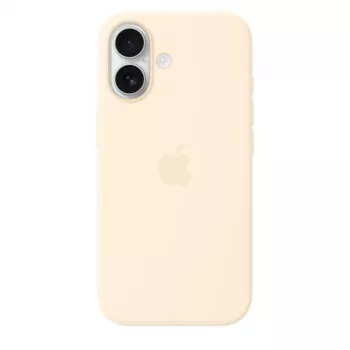 Silikonowe etui z MagSafe dla Apple iPhone 17 — waniliowe, pokrowiec na ekran 16 cm (6,3 cala)