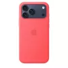 Ochronne silikonowe etui z MagSafe do Apple iPhone 17 Pro Max — Bright Guava (czerwony), pasuje do 6,9 cala